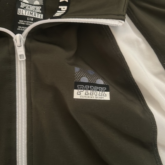 PINK Victorias Secret Ultimate 3/4 Zip Hoodie - Picture 3 of 7